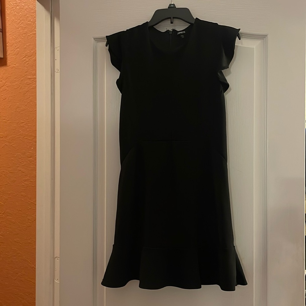 Black express work dress size s